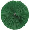 Vikan 2 5/8 in W Tube and Valve Brush, Medium, 13 1/2 in L Handle, 5 51/64 in L Brush, Green 53702