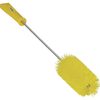 Vikan 2" W Tube and Valve Brush, Medium, 13 25/64 in L Handle, 5 in L Brush, Yellow, 20 in L Overall 53796