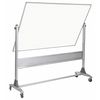 Mooreco 48"x72" Magnetic, Reversible Porcelain Whiteboard, Gloss, Dry Erase Width: 72 in 669RG-DD