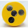 Railhead Gear Safety Light, Amber, LED, 2 D Batteries M8-LED A