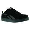 Reebok Work Shoes, 4, M, Black, Steel, Mens, PR RB1910