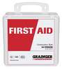 Zoro Select Bulk First Aid Kit, Plastic, 50 Person 54548
