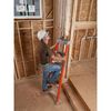 Louisville 6 ft. Shelf Ladder, Fiberglass, 6 Steps, Natural Finish, 300 lb Load Capacity FH1506