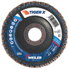 Weiler Flap Disc, 4-1/2 in. x 40 Grit, 7/8 98901