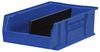 Akro-Mils 200 lb Storage Bin, Plastic, 12 3/8 in W, 6 in H, 20 in L, Blue 30280BLUE