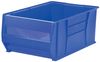 Akro-Mils 300 lb Storage Bin, Plastic, 18 3/8 in W, 12 in H, 29 1/4 in L, Blue 30290BLUE