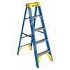 Werner 5 ft Fiberglass Stepladder, 250 lb Capacity 6005