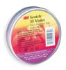 3M Vinyl Electrical Tape, 35, Scotch, 3/4 in W x 66 ft L, 7 mil Thick, Violet, 1 Pack 11271