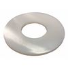 Zoro Select Flat Washer, Fits Bolt Size 1/4" , Nylon Plain Finish, 40 PK 17W07192