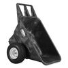 Rubbermaid Commercial Big Wheel Cart, HD, 1/4 cu yd, 700 lb, Black FG564210BLA
