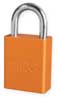 American Lock Lockout Padlock, KD, Orange, 1-7/8"H A1105ORJ