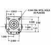 Concentric International Pump, Gear, 0.4 GPM 1002496