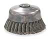 Weiler Knot Wire Cup Wire Brush, Threaded Arbor, 5" 93398