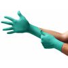 Ansell TouchNTuff Chemical Resistant Gloves, Nitrile, Powder-Free, 9 1/2 in L, 5 mil, Small (7) 100 Pack 92-600