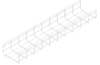 Cablofil Wire Mesh Cable Tray, 8x4In, 10 Ft CF105/200EZ