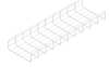 Cablofil Wire Mesh Cable Tray, 12x4In, 10 Ft CF105/300EZ
