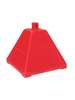 Ideal Shield Sign Base, HDPE, Red BPB-RD