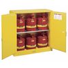 Justrite Flammable Safety Cabinet, 45 Gal., Yellow 8945208