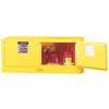 Justrite Sure-Grip EX Flammable Cabinet, Vertical, (2)55 gal., Yellow 899160