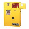 Justrite Sure-Grip EX Flammable Cabinet, Horizontal, 55 gal., Yellow 899300