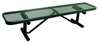 Zoro Select Outdoor Bench, 72 in. L, 16-3/8 in. H, Grn 4HUU7