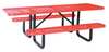 Zoro Select Picnic Table, W x96" D, Red 4HUX4