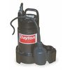 Dayton Pump, Effluent, 1/2 HP 4HU74