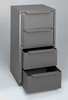 Durham Mfg Storage Cabinet, Truck or Van, 24 1/2 in H, 12 5/8 in W, 12 1/8 in D, 4 Drawers, Steel, Gray 610-95