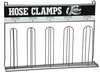 Durham Mfg Loop Hose Clamp Rack, Steel 905-08-S702