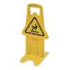 Rubbermaid Commercial Floor Safety Sign, Caution, Eng/Sp/Fr, 25 in H, 13 in W, Polypropylene, Rectangle, FG9S0900YEL FG9S0900YEL