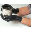 Showa N-DEX, Single Use Gloves, 4 mil Palm, Nitrile, Powder-Free, M, 50 PK, Black 7700PFTM