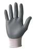 Showa Coated Gloves, S, Gray/White, Nitrile, PR 4550-07