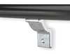 Zoro Select Structural Fitting, Handrail Bracket, Aluminum, 1.5 in Pipe Size 4KA84