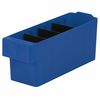 Akro-Mils 15 lb Drawer Storage Bin, Plastic, 3 3/4 in W, 4 5/8 in H, 11 5/8 in L, Blue 31142BLU
