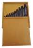 Westward Adjustable Hand Reamer Set, HSS, 11 Pcs 4LGU4