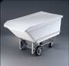 Remco Hopper Tub with Plug, White, Polyethylene 69155