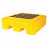 Ultratech Drum Spill Containment Pallet Plus, 62 gal Spill Capacity, 1 Drum, 800 lb., Polyethylene 9606