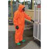 Dupont Coveralls, 2 PK, Orange, Tychem(R) 6000 FR, Zipper TP198TORLG000200