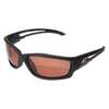 Edge Eyewear Polarized Safety Glasses, Brown Scratch-Resistant TSK215