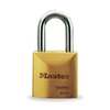 Master Lock Padlock, Keyed Alike, Long Shackle, Rectangular Brass Body, Boron Shackle, 25/32 in W 6850KALJ-10G013