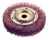 Ampco Safety Tools Crimped Wire Wheel Wire Brush, 6", 1" W WB-44C