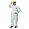 Dupont Tyvek 400 Collared Disposable Coveralls, Large, Open Wrists and Ankles, Serged Seam, White, 6 Pack TY120SWHLG0006G1