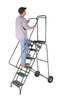Ballymore 113 in H Steel Wheelbarrow Ladder, 8 Steps, 350 lb Load Capacity S/B FAWL-8-X