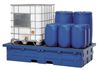 Denios IBC Containment Unit, 385 gal Spill Capacity, 10,000 lb., Polyethylene K22-0452