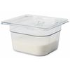 Rubbermaid Commercial Sixth Size Food Pan Cover FG108P23CLR