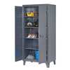 Strong Hold 12 ga. ga. Steel Storage Cabinet, 60 in W, 78 in H, Stationary 56-244