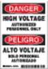 Brady Danger/Peligro Label, 5 In. H, PK5 86235