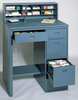 Zoro Select Shop Desk, 39 x 55-1/2" x 28-3/4 In, Gray 4W345