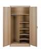 Tennsco 22 ga. ga. Carbon Steel Storage Cabinet, 36 in W, 78 in H, Stationary 7820MGY
