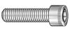 Zoro Select #12-24 Socket Head Cap Screw, Plain 18-8 Stainless Steel, 3/4 in Length, 10 PK 1GU71